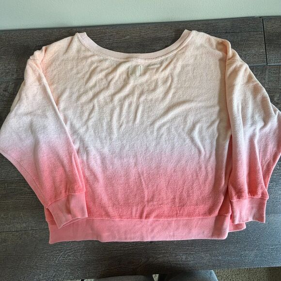 Gap Wide Neck Crewneck Sweatshirt Ombre Wide Neck Size XL - Picture 5 of 9